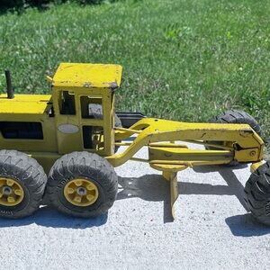 VINTAGE TONKA ROAD GRADER MR-970‎ 70'S-STEERING ,BLADE INTACT Used Wear Works